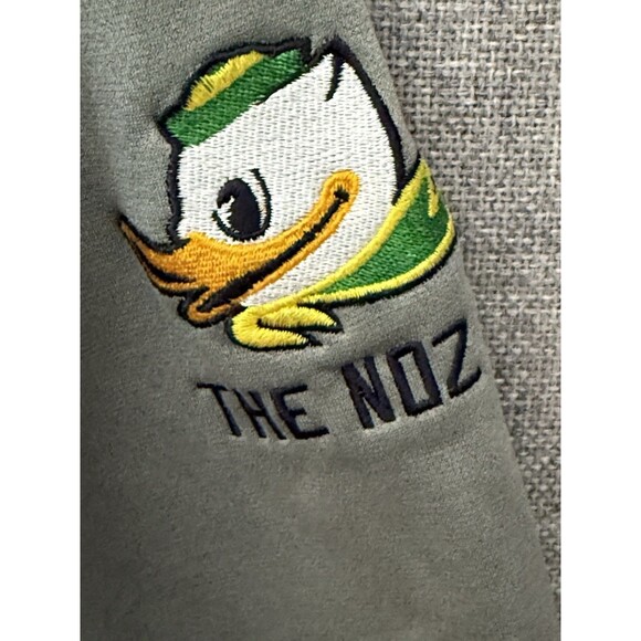 University of Oregon Ducks Nike Golf 1/4 Zip Sweatshirt XL Olive Green Football - Picture 4 of 8